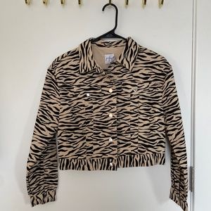 NWT Princess Polly zebra print jacket